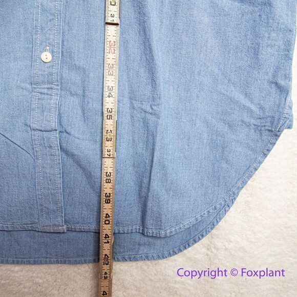 NEW J. Crew Classic-fit Chambray Shirt dress, size 2 - Picture 9 of 16